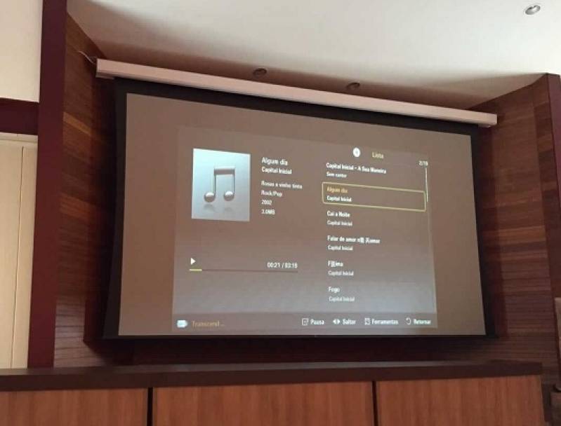 Onde Tem Tela para Projetor 200 Polegadas para Empresas São Paulo - Tela para Projetor 200 Polegadas Automática